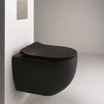 AXA Glomp RIMFREE WC šolja konzolna CRNA MAT + daska