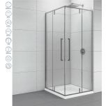 90x90 K Concept ABSOLUT vrata ŠARKE staklo 6mm