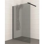 Fiksni paravan CRNI zatamnjeni 140x195 cm 8mm