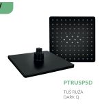 1 tuš ruža ROSAN Dark 20x20 cm