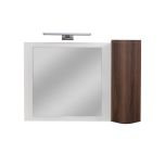 ESSENZA Wood 100A3 ogledalo + LED svetlo