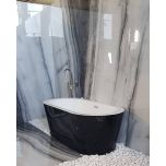 Kada samostojeća PEBBLE 305 Black 170x80 cm D