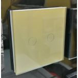 TOUCH prekidač 2 ulaza ZLATNI