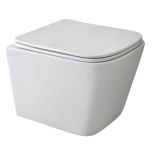 - ARES Square konzolna WC šolja + SLIM daska VM