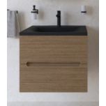 Ormarić RIGO Rovere Black 600BX donji sa lavaboom