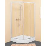 KOLPA Q-Line 90x90 P beli ram mat staklo