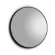 Ogledalo Black Frame IRON fi-80 cm DC