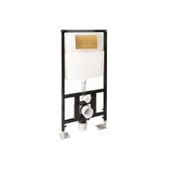 NKP Slim ugradni vodokotlić Duofix SLIM sa ZLATNOM tipkom