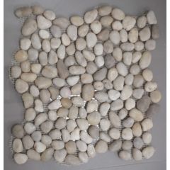 MOZAIK šljunak beli 30x30