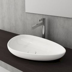 BOCCHI nadgradni lavabo BELI MAT 58 cm ETNA