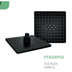 1 tuš ruža ROSAN Dark 20x20 cm