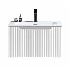 DE-LUXE Silk White 60 cm donji ormarić sa BELIM MAT lavaboom N