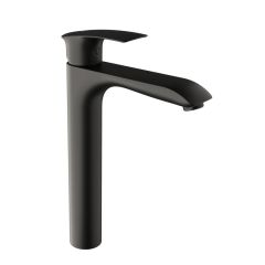 HERZ Elite Black slavina za lavabo visoka E12B