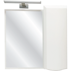 OUTLET - ESSENZA 700A3 White ogledalo + LED svetlo