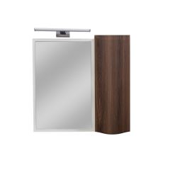 OUTLET - ESSENZA Wood 700A3 ogledalo + LED svetlo