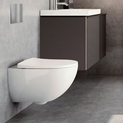 GEBERIT Acanto RIM-FREE WC šolja konzolna + daska