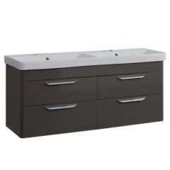 IBANIO Venice Smoke 120cm ormarić sa duplim lavaboom