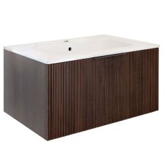 IBANIO Vista Walnut 80cm ormarić sa lavaboom