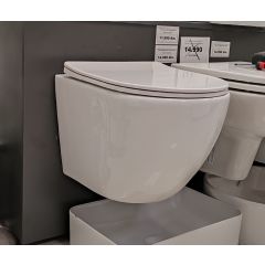 - ARES Compact 49cm konzolna WC šolja + SLIM daska