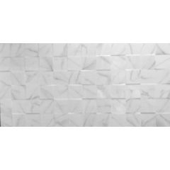 GOLDEN Carrara White Decor 30x60 RETT 