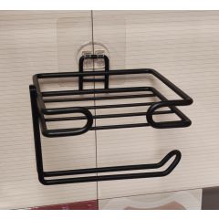 CRNI MAT držač sapuna i papira samolepljivi ST275 M