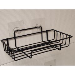 CRNA MAT polica ravna samolepljiva ST242 M