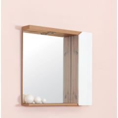 IRIS ogledalo sa ormarićem Wood 75 cm