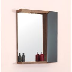 IRIS ogledalo sa ormarićem Antracit 60 cm