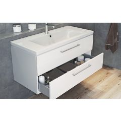 Ormarić CERSANIT Lara Mille 100cm BELI sa lavaboom K