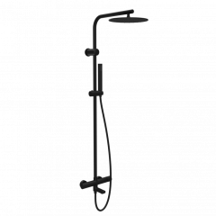 Copen NOOK usponski tuš sistem sa izlivom Black Matte 110