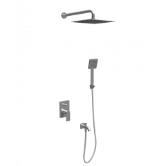 Copen NOOK ugradni tuš sistem sa izlivom Chrome 117 kocka