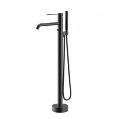 Copen NUVIO podna slavina za kadu Black Matte 900