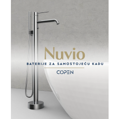 Copen NUVIO podna slavina za kadu Chrome 900