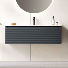 OLBIA ormarić sa lavaboom Antracit mat 80cm DC