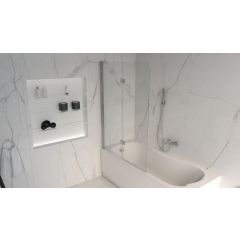 120x150 cm paravan za kadu 6mm M