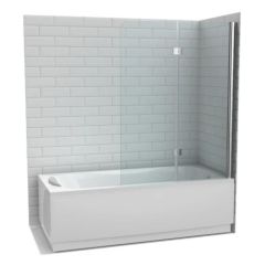 100x130 cm paravan za kadu 6mm DL