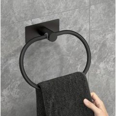 INOX Easy BLACK držač peškira