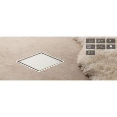 15x15 slivnik Peštan BELO staklo komplet