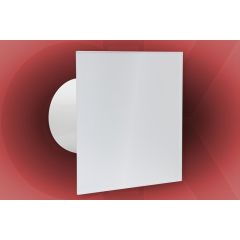 Kupatilski ventilator MM-P BELO mat staklo 100mm