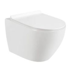 - ARES konzolna WC šolja RIMFREE + daska