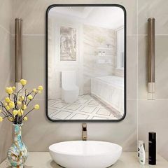 44035 Ogledalo Black Frame 60x80 cm V