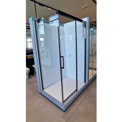 120x90 cm CONCEPT Alpha Black 8mm SOFT CLOSE