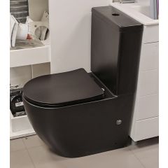 - ARES 1Plus WC monoblok Black Matte RIMFREE