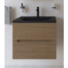 Ormarić RIGO Rovere Black 600BX donji sa lavaboom