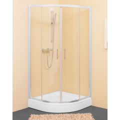 KOLPA Q-Line 80x80 P beli ram providno staklo