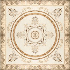 BAHREIN Marron Rosaton podni dekor 90x90