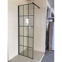 Fiksni paravan CRNE KOCKE 70 cm 8mm AQ