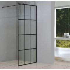Fiksni paravan CRNE KOCKE 80 cm 8mm AQ