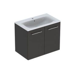 Ormarić GEBERIT Selnova Square 80cm VRATA + lavabo ANTRACIT MAT