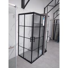 90x90 K tuš kabina BLACK 6 mm 9023
